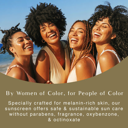 Black Girl Sunscreen SPF 30 for the Face & Body - Moisturizing Sun Protection, SPF 30, Sun Lotion for Women - Maple Wellness Supplements