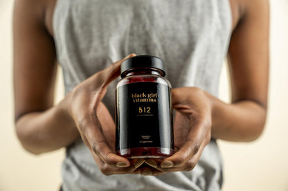Black Girl Vitamins - Vitamin B12 Gummies, for Energy, Metabolism & Nervous System Support, 1000 mcg Cyancobalamin B12 per Serving - Maple Wellness Supplements