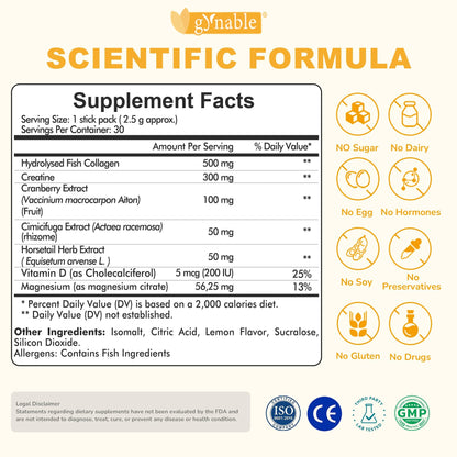 Bladder Control Supplements for Women: UroCollagen for Postpartum Recovery Supports Pelvic Floor Muscles Strength, Urinary Urgency Frequency Leakage, for Hormone Harmony Balance, Powder, 30-Day Supply - Maple Wellness Supplements