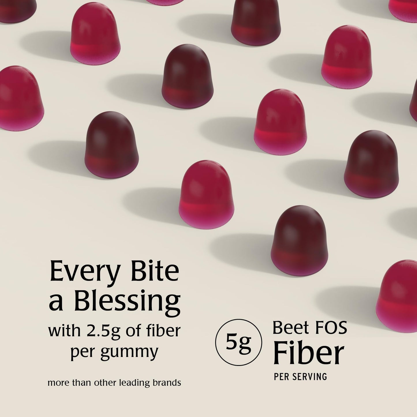 Blessments - Prebiotic Fiber Gummies for Adults & Kids with No Added Sugar- 5g (60 Count-2 Pack) High Fiber Supplement Gummies - Vegan - Keto Friendly - Maple Wellness Supplements