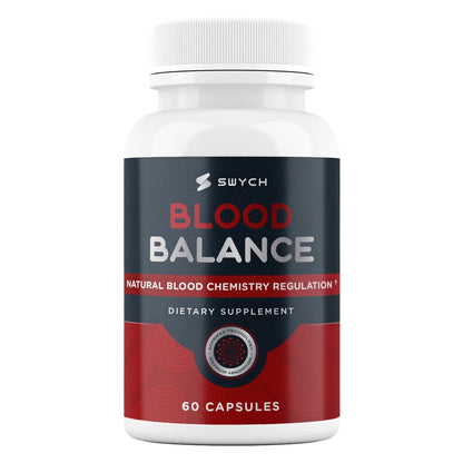 Blood Balance Supplement for Healthy Blood Support, Circulation, Metabolism & Vitality | Energy Formula with Premium Ingredients | Holistic Products to Support Cardiovascular Function – 60 Capsules - Maple Wellness Supplements
