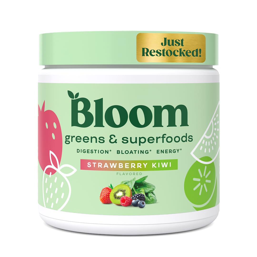 Bloom Nutrition Greens and Superfoods Powder for Digestive Health, Greens Powder - Maple Wellness Supplements