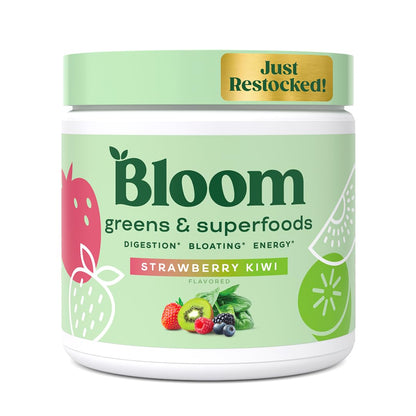 Bloom Nutrition Greens and Superfoods Powder for Digestive Health, Greens Powder - Maple Wellness Supplements