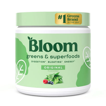 Bloom Nutrition Greens and Superfoods Powder for Digestive Health, Greens Powder - Maple Wellness Supplements