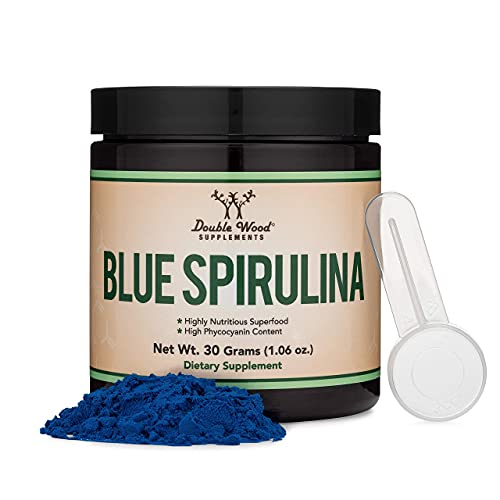 Blue Spirulina Powder - Maximum 35% Phycocyanin Content, Superfood Powder from Blue - Maple Wellness Supplements
