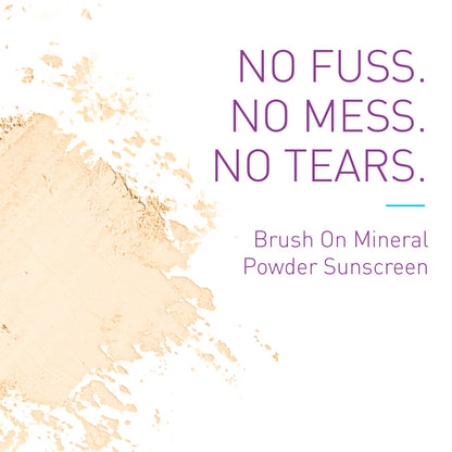 BOB KIDS SPF 30 Brush On Mineral Powder Sunscreen, Broad Spectrum Protection, Water Resistant 80 Mins, Fragrance Free - Maple Wellness Supplements