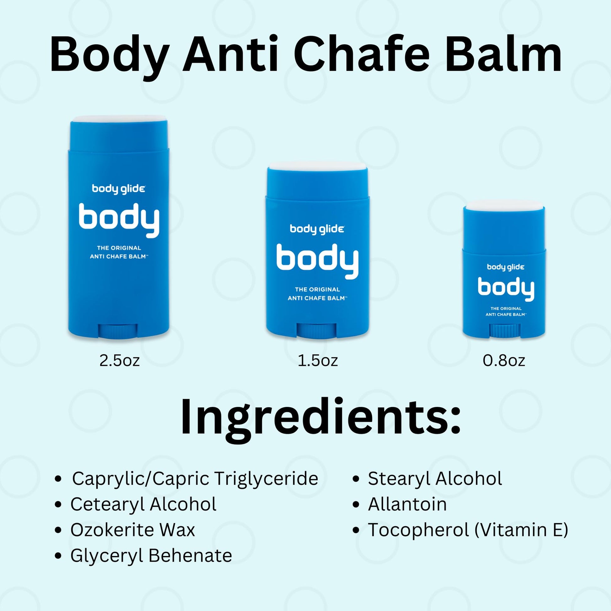 Body Glide Original Anti Chafe Balm | No Chafing Stick | Prevent Arm, Chest, Butt, Thigh, Ball Chafing & Irritation - Maple Wellness Supplements