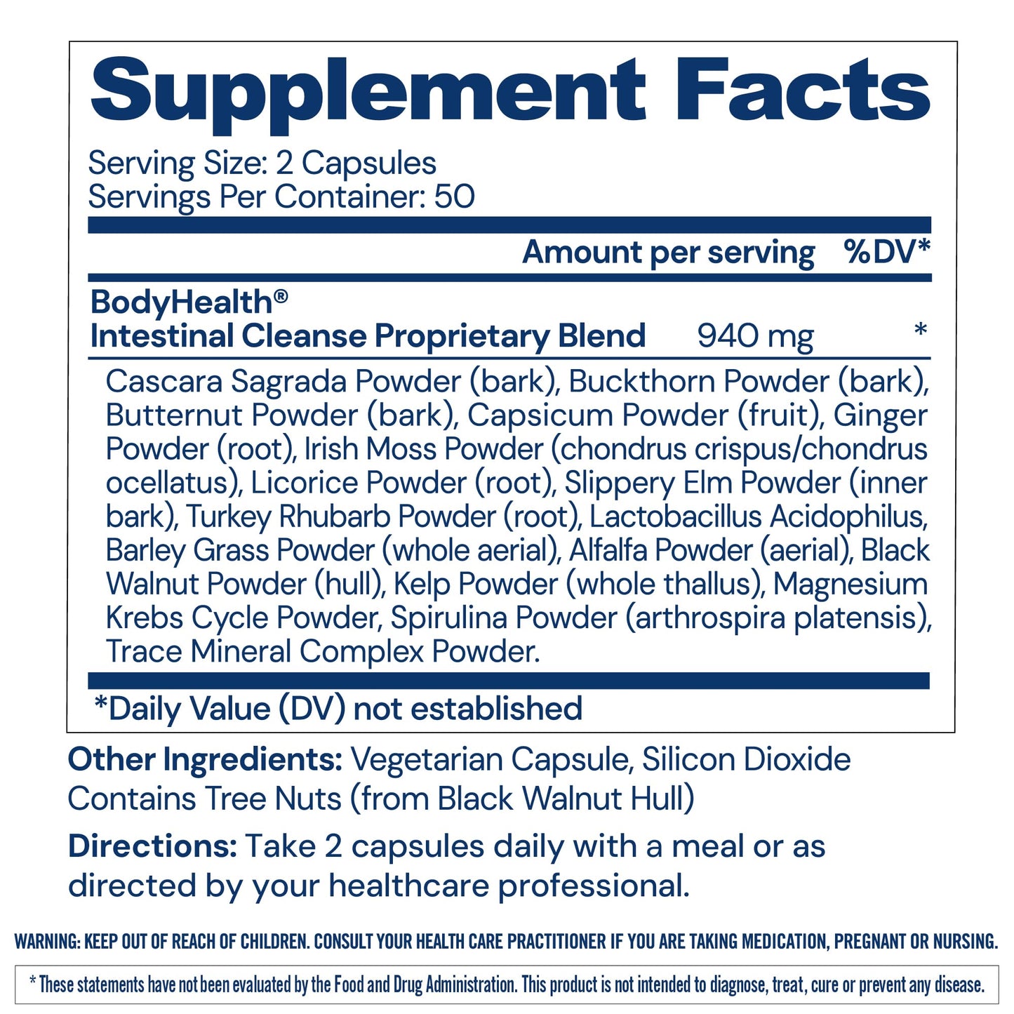 BodyHealth Intestinal Cleanse - Eliminate, Colon Cleanser Detox, Gentle Laxative Pills and Bowel Flush Constipation Relief for Adults, Body Cleanse for Colon Health - Maple Wellness Supplements