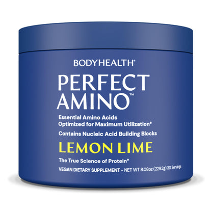BodyHealth PerfectAmino Powder - EAA Powder for Pre and Post Workout - Amino Acid Energy Drink for Men and Women to Support Lean Muscle and Recovery - Maple Wellness Supplements