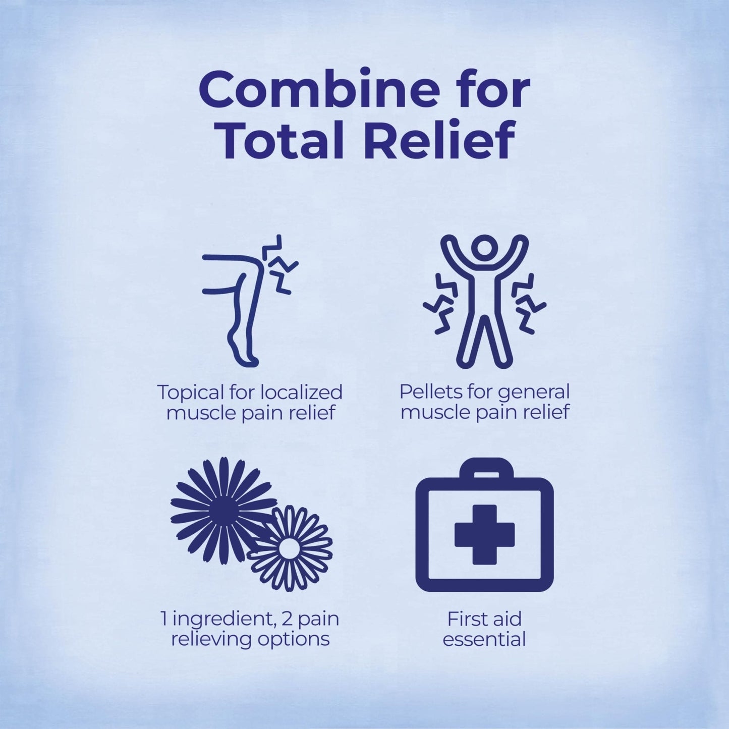 Boiron Arnicare Gel and Arnica 30c Value Pack for Pain Relief, Muscle Soreness, and Swelling from Bruising or Injury - 2.6 oz + 80 Pellet Tube - Maple Wellness Supplements