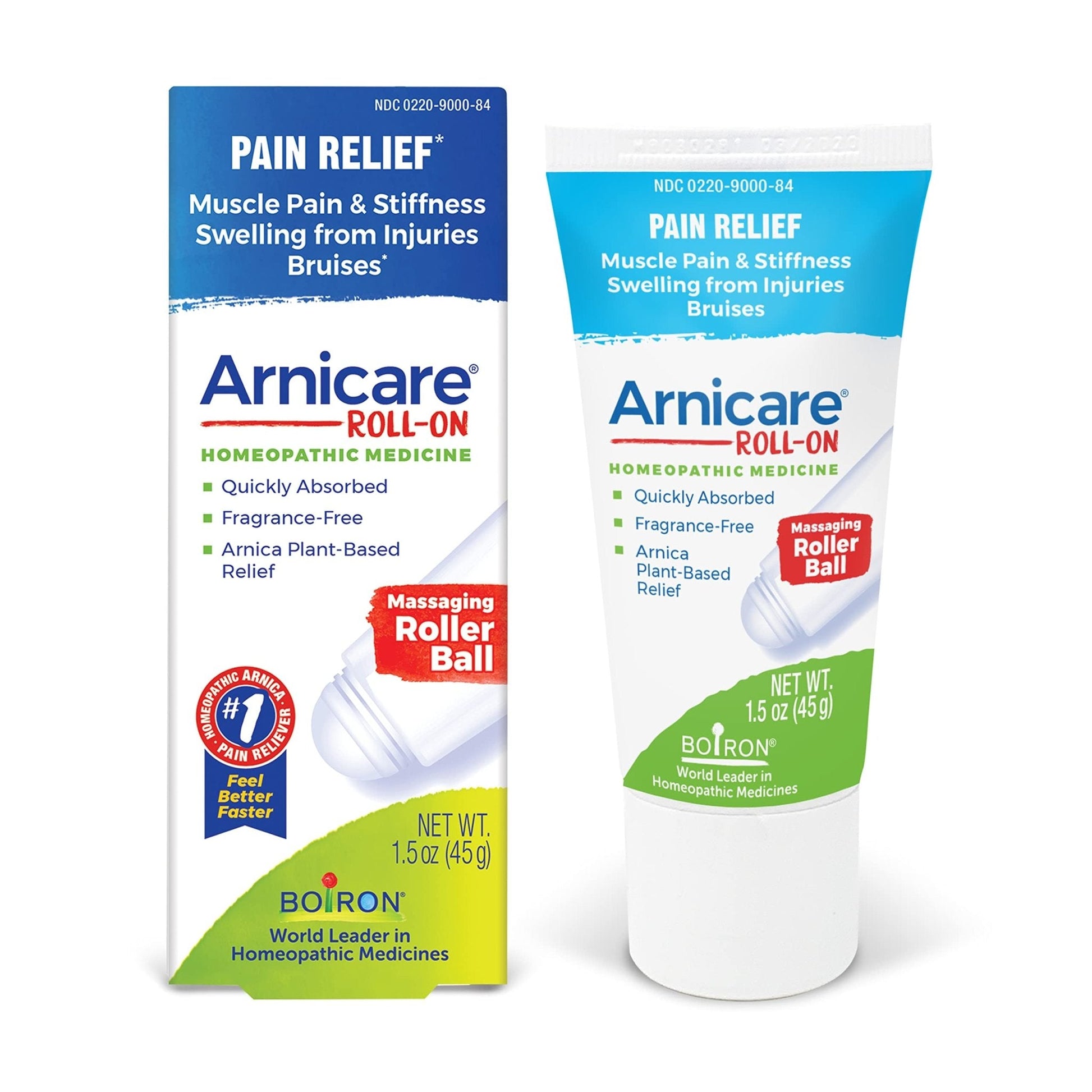 Boiron Arnicare Roll-on gel, for bruising, pain, stiffness, aches, Homeopathic Medicine for Pain Relief, 1.5 Ounce (Pack of 1) - Maple Wellness Supplements