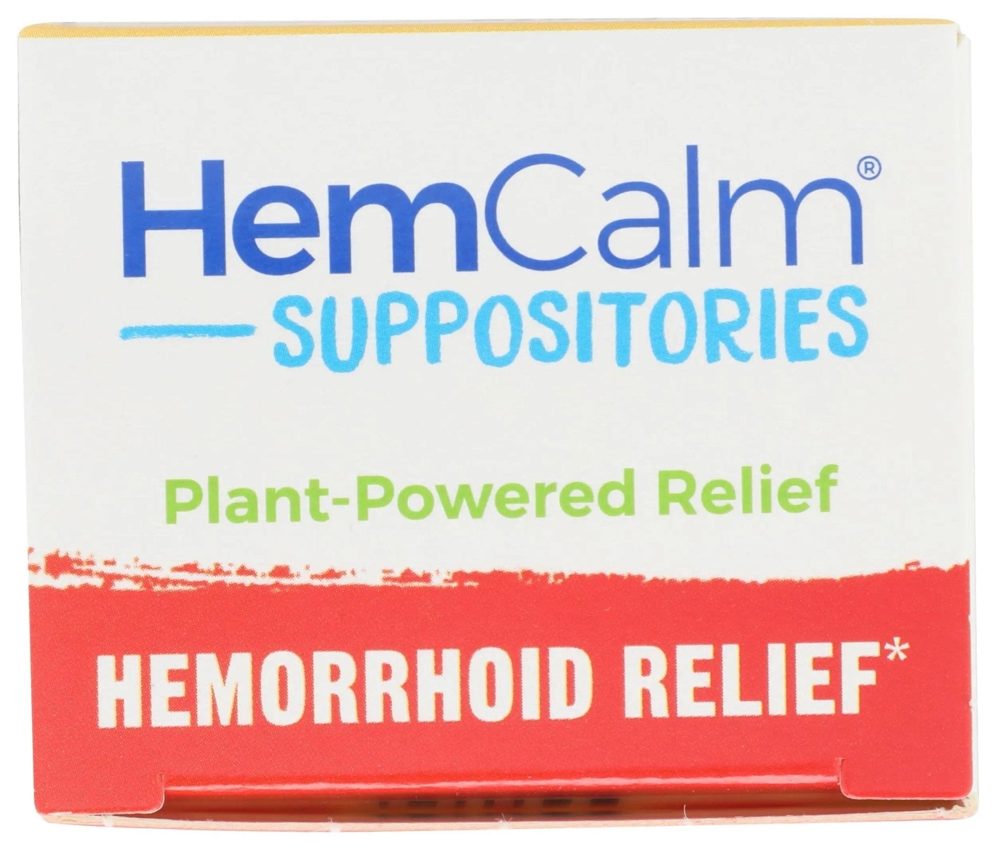 Boiron HemCalm Suppositories for Hemorrhoid Relief of Pain, Itching, Swelling or Discomfort - 10 Count - Maple Wellness Supplements