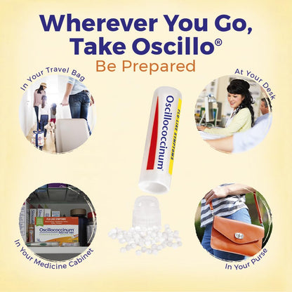 Boiron Oscillococcinum for Relief from Flu-Like Symptoms of Body Aches, Headache, Fever, Chills, and Fatigue - 30 Doses - Maple Wellness Supplements