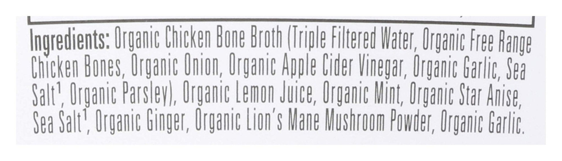 Bonafide Provisions Fresh Organic Be Well Broth with Lemon, Mint & Ginger Organic Chicken Bone Broth, Frozen 8 fl oz - Gluten-Free, Grain-Free, Paleo and Keto Friendly - Maple Wellness Supplements