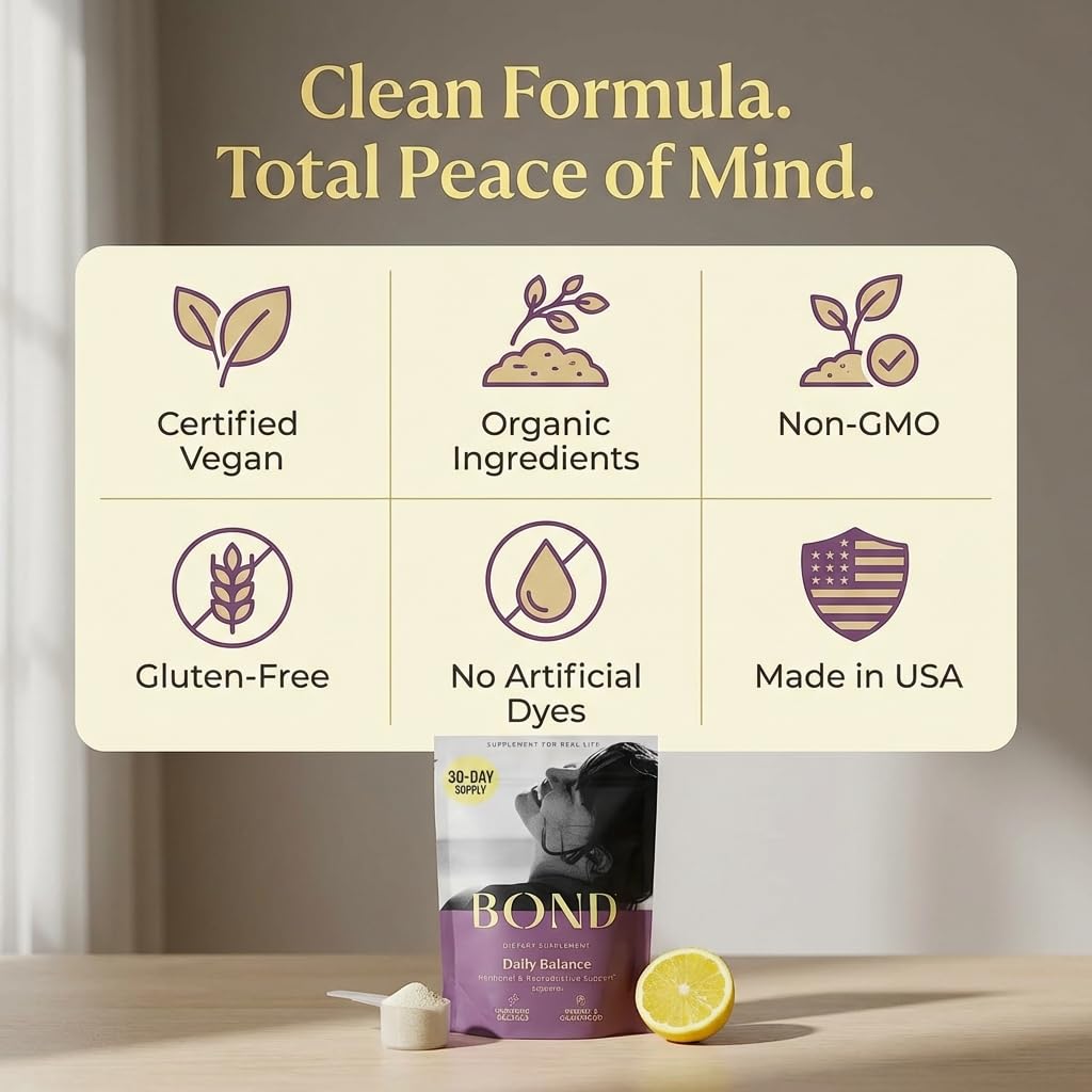 BOND Prenatal Vitamin Drink Mix for Women with Iron, Supports Hormone Balance, Folate & B12 for Energy & Calm Mood, Plant-Based Omega-3 for Cognitive Support, Magnesium, D3, B6, Non-GMO, 30-day Supply - Maple Wellness Supplements