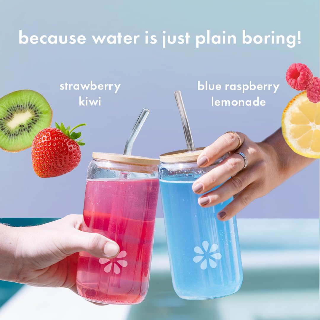 Boobie Hydromom Superfood Electrolyte Drink Mix, Blue Raspberry Lemonade | Refreshing Energy & Hydration Boost for Mamas | On-The-Go & Travel Essentials for Pregnancy, - Maple Wellness Supplements