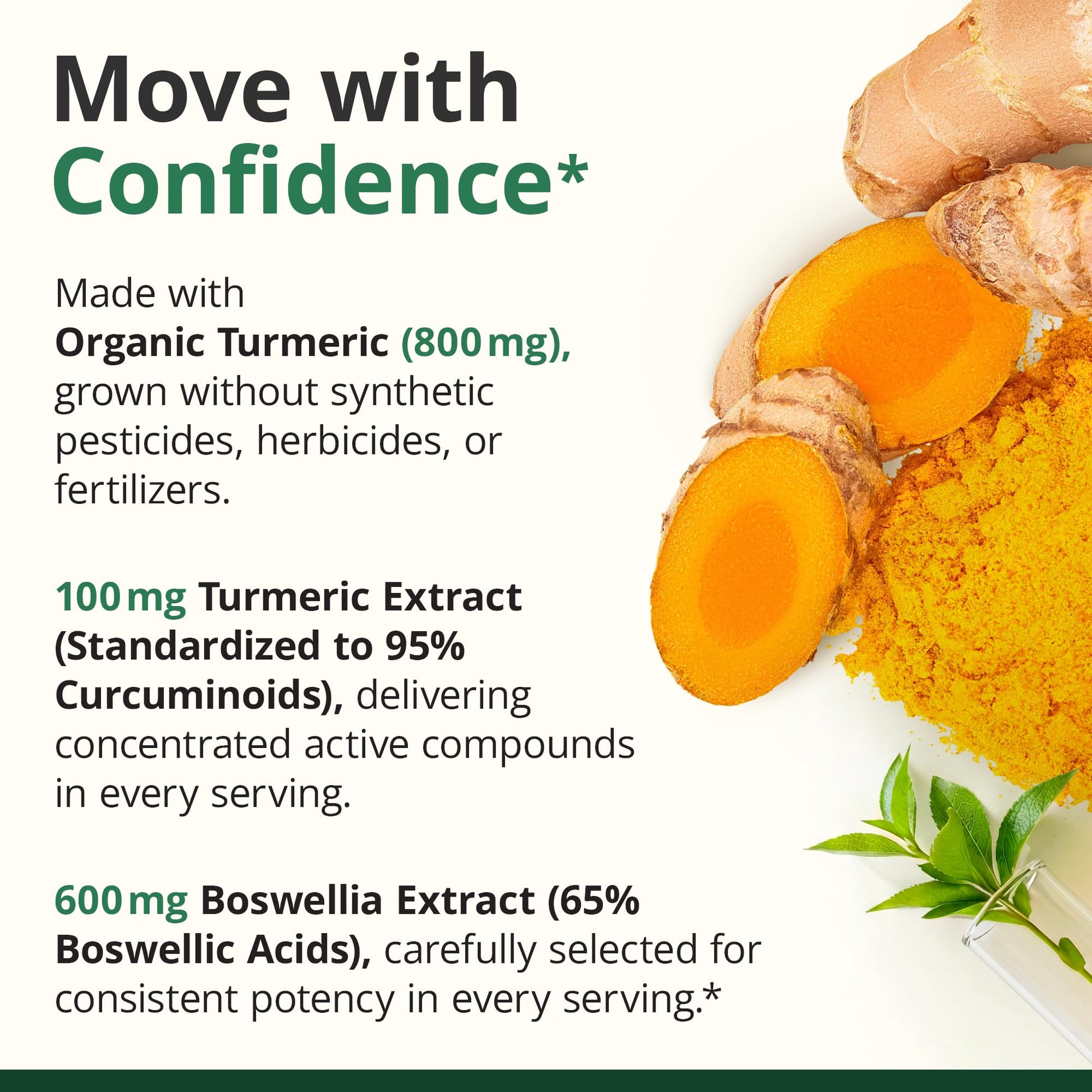 Boswellia Serrata Turmeric Supplement for Joint Support & Inflammation Balance – Turmeric Boswellia Supplement with Ginger & Black Pepper Extract - Maple Wellness Supplements