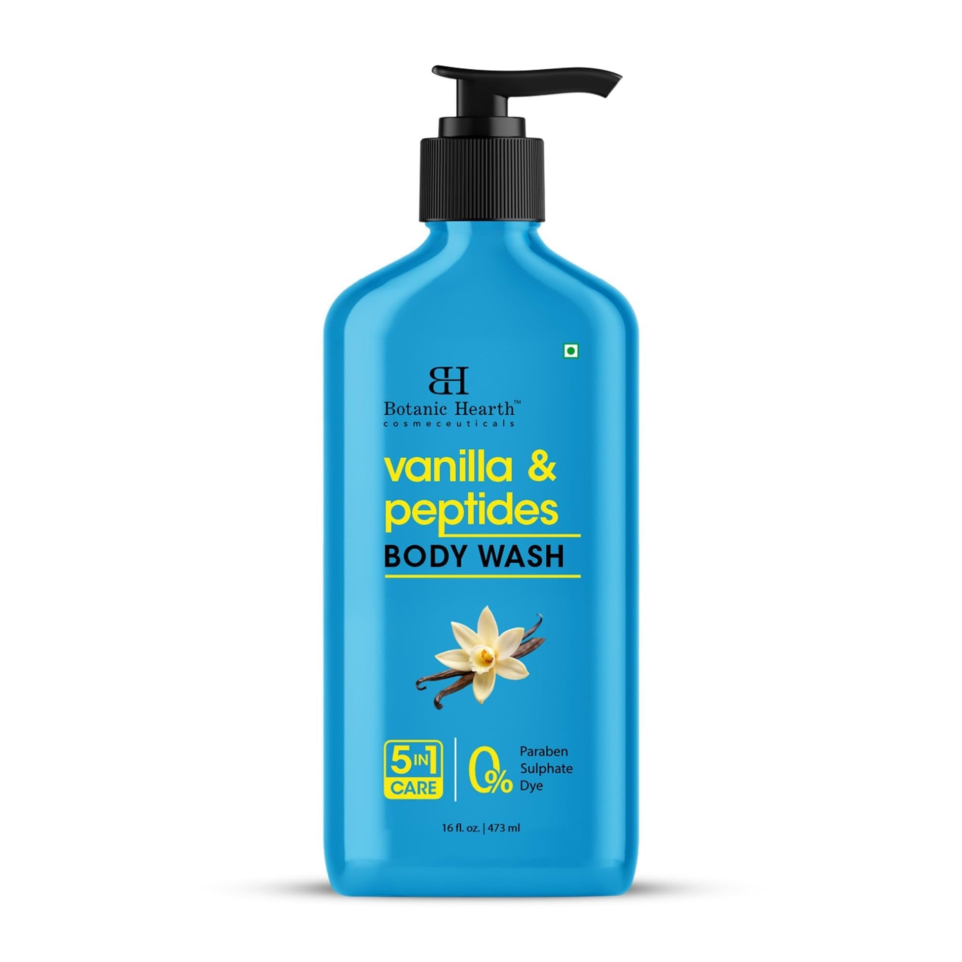 Botanic Hearth Vanilla Body Wash – Hydrating 5-in-1 Shower Gel with Warm Vanilla Aroma - Maple Wellness Supplements