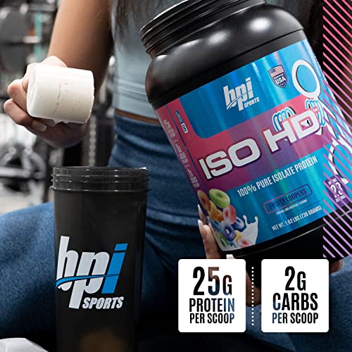 BPI Sports ISO HD – 100% Whey Protein Isolate Powder – Muscle Growth, Recovery - Maple Wellness Supplements