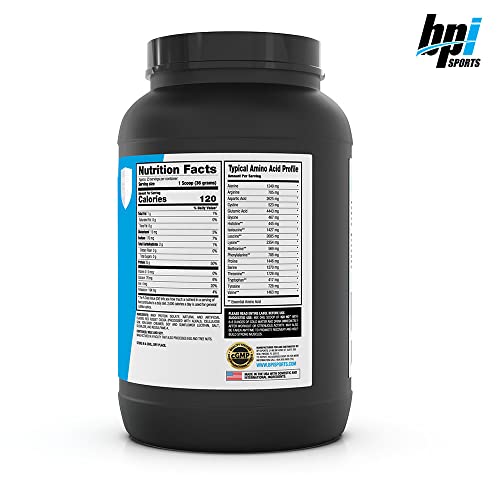 BPI Sports Iso Hd – 100% Whey Protein isolates – Muscle Growth, Recovery, Weight Loss, - Maple Wellness Supplements