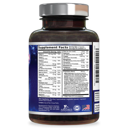 Brain Memory Supplement Pills - 3X Strength Nootropics for Concentration, Clarity & Focus Support - Brain Health Cognitive Vitamins with Bacopa, Phosphatidylserine & DMAE, Brain Booster - 180 Capsules - Maple Wellness Supplements