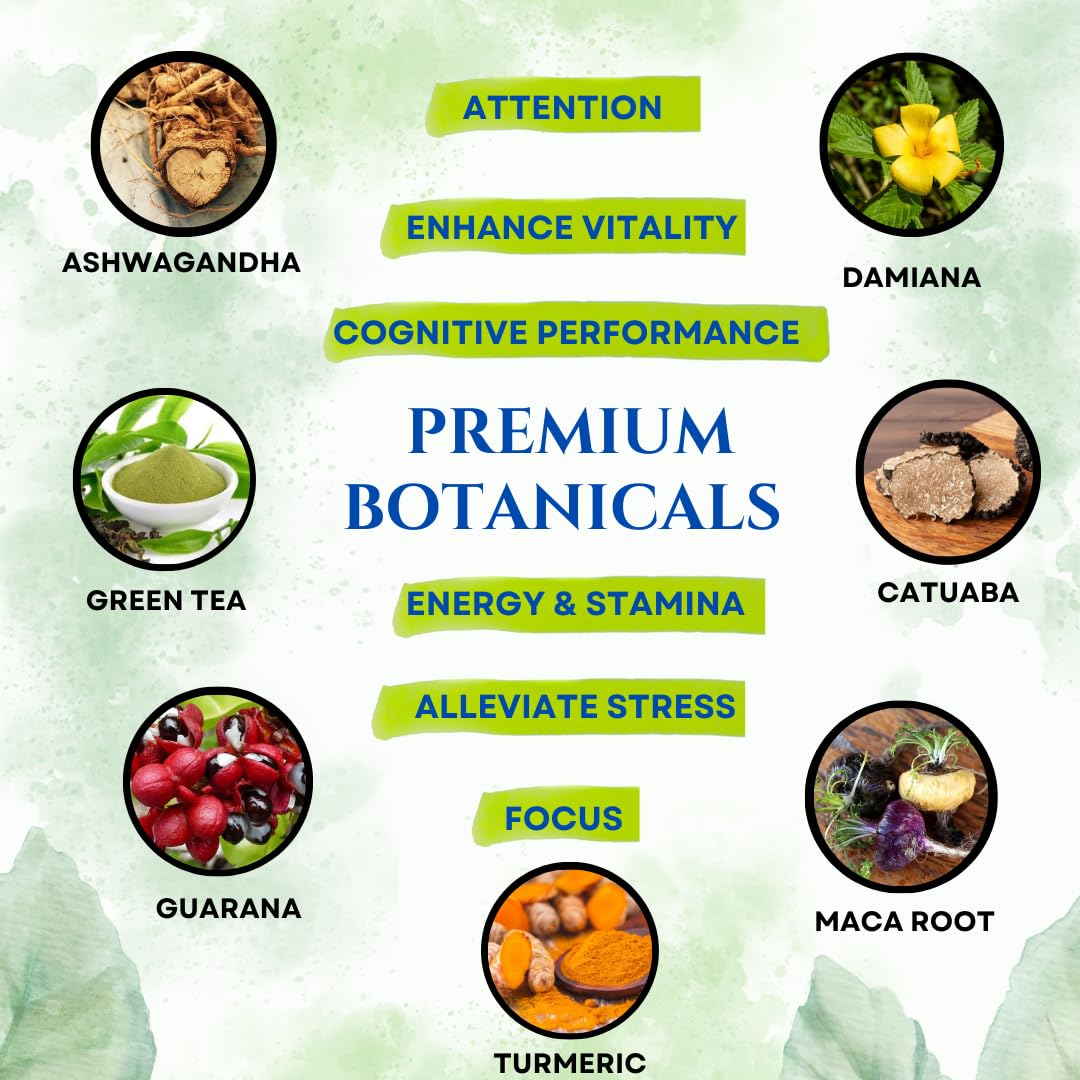 Brain Supplements for Memory & Focus - Nootropic Brain Health - Cognitive Performance, Clarity, Energy, Mental Vigor, Shilajit - Alpha Choline, Lion's Mane, Bacopa, 18 Premium Ingredients - Maple Wellness Supplements