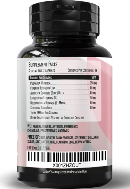 Breast Enhancement Pills and Estrogen Supplement for Women, Men & Trans – Breast Enlargement Pills for Women and Transgender - 60 Breast Growth Pills with Pueraria Mirifica - Bigger Breast, Big Boobs - Maple Wellness Supplements