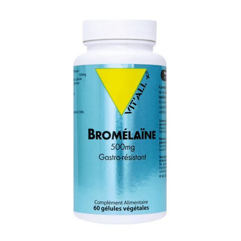 Bromelaïne 500mg 60 capsules VIT'ALL+ - Maple Wellness Supplements