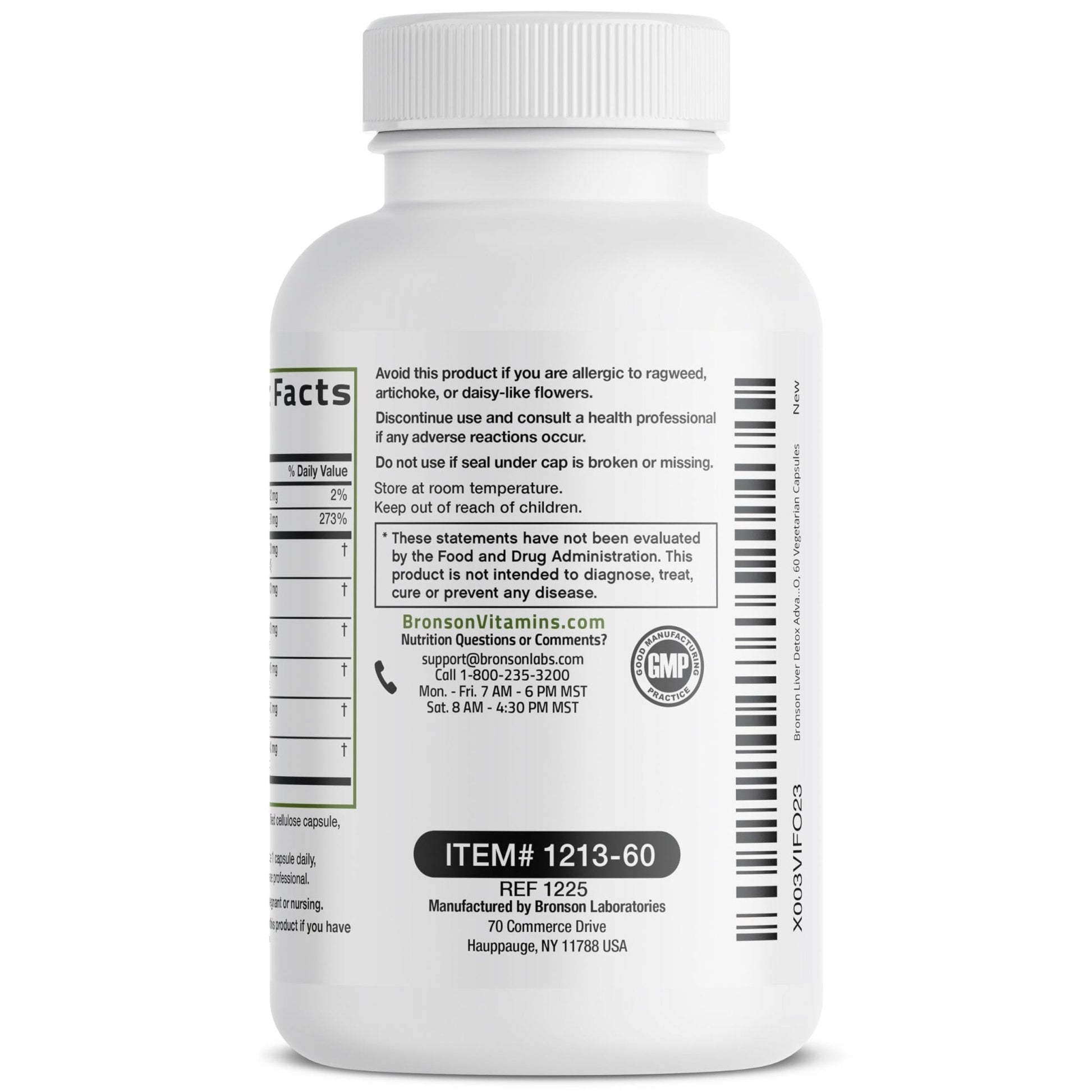 Bronson Liver Detox Advanced Detox & Cleansing Formula Supports Health Liver Function with Milk Thistle, Dandelion Extract, Turmeric, Artichoke Leaf & More - Maple Wellness Supplements