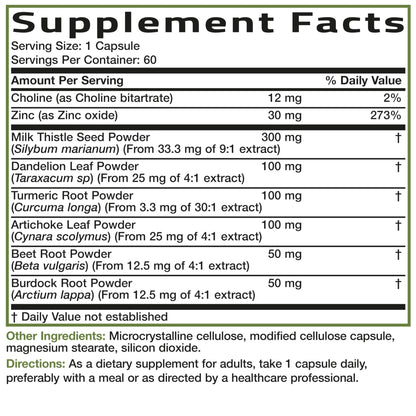 Bronson Liver Detox Advanced Detox & Cleansing Formula Supports Health Liver Function with Milk Thistle, Dandelion Extract, Turmeric, Artichoke Leaf & More - Maple Wellness Supplements