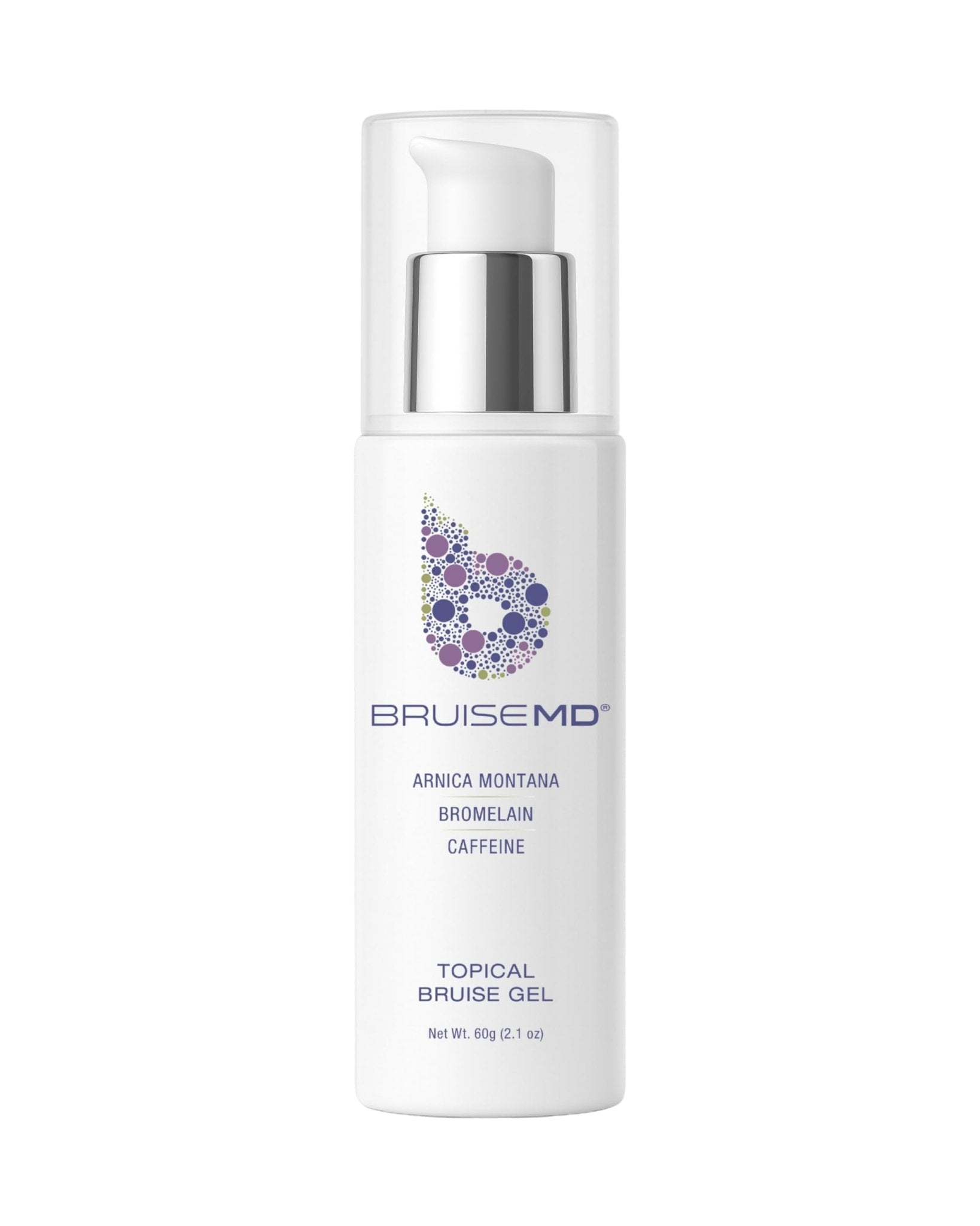 BruiseMD Topical Gel for Bruising and Swelling, 20% Arnica, Bromelain, Caffeine, Advanced Concentrated Bruise Treatment Formula, 60g (2 fl oz) - Maple Wellness Supplements
