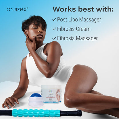 Bruizex Lymphatic Drainage Massage Oil with Arnica Oil & Coconut for Post Surgery Recovery & Lymphatic Drainage Massager, Liposuction, 360 Lipo, BBL, Tummy Tuck Procedure, Moisturizing Formula, 8.5 Oz - Maple Wellness Supplements