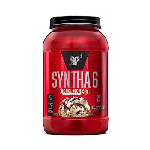 BSN Syntha-6 Whey Protein Powder, Cold Stone Creamery- Cookie Doughn't You Want - Maple Wellness Supplements