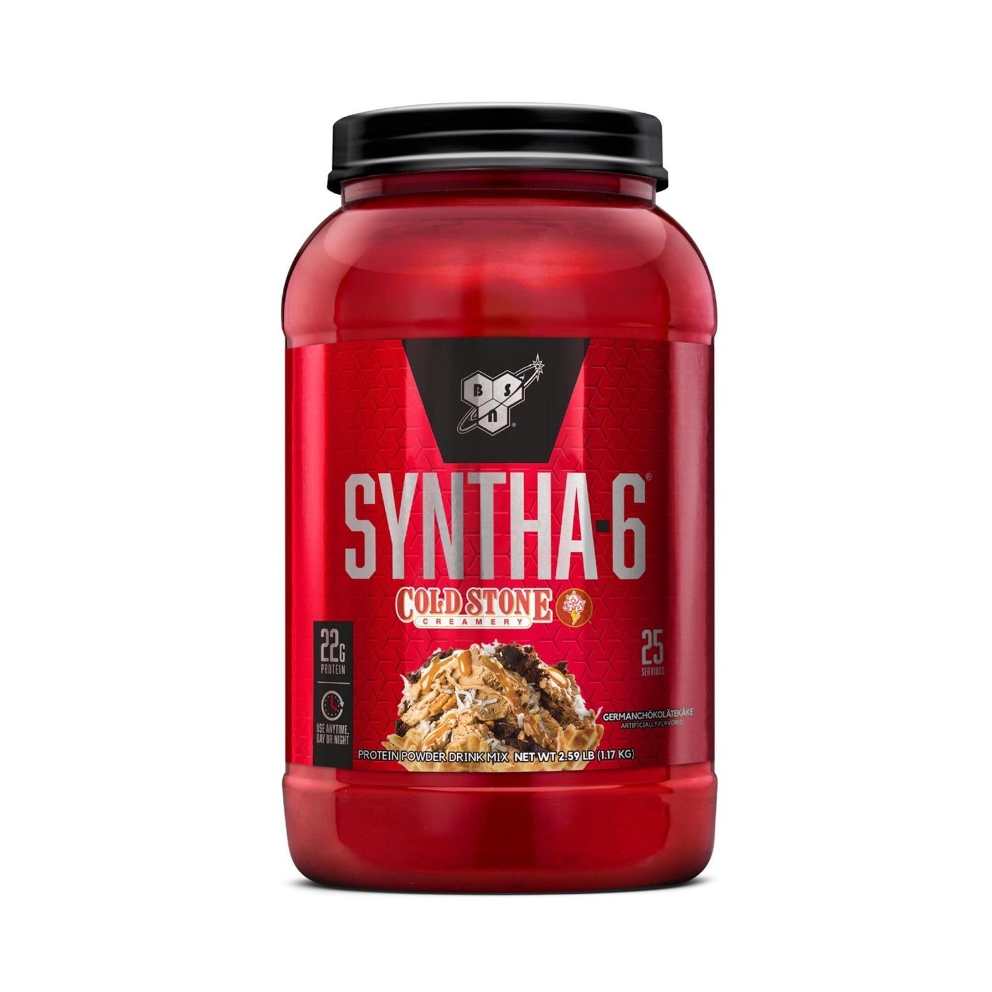BSN Syntha-6 Whey Protein Powder, Cold Stone Creamery- Germanchökolätekäke Flavor - Maple Wellness Supplements