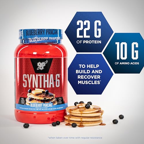 BSN SYNTHA-6 Whey Protein Powder, Milk Isolate Protein Powder with Micellar Casein - Maple Wellness Supplements
