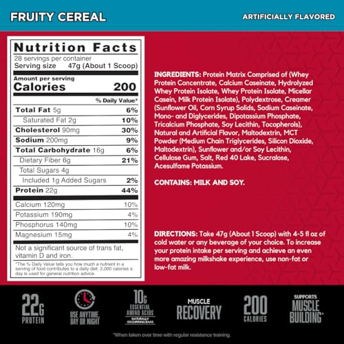 BSN SYNTHA-6 Whey Protein Powder with Micellar Casein, Milk Isolate, Fruity Cereal - Maple Wellness Supplements