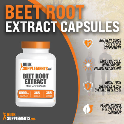 BULKSUPPLEMENTS.COM Beet Root Extract Capsules - Beet Root Supplements, Beet Root - Maple Wellness Supplements