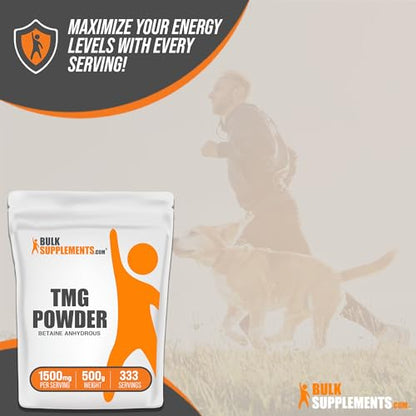 BULKSUPPLEMENTS.COM Betaine Anhydrous Powder - Trimethylglyine, TMG Supplements - Maple Wellness Supplements