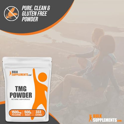 BULKSUPPLEMENTS.COM Betaine Anhydrous Powder - Trimethylglyine, TMG Supplements - Maple Wellness Supplements