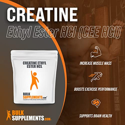 BULKSUPPLEMENTS.COM Creatine Ethyl Ester HCl Powder - Creatine Pre Workout Powder - Maple Wellness Supplements