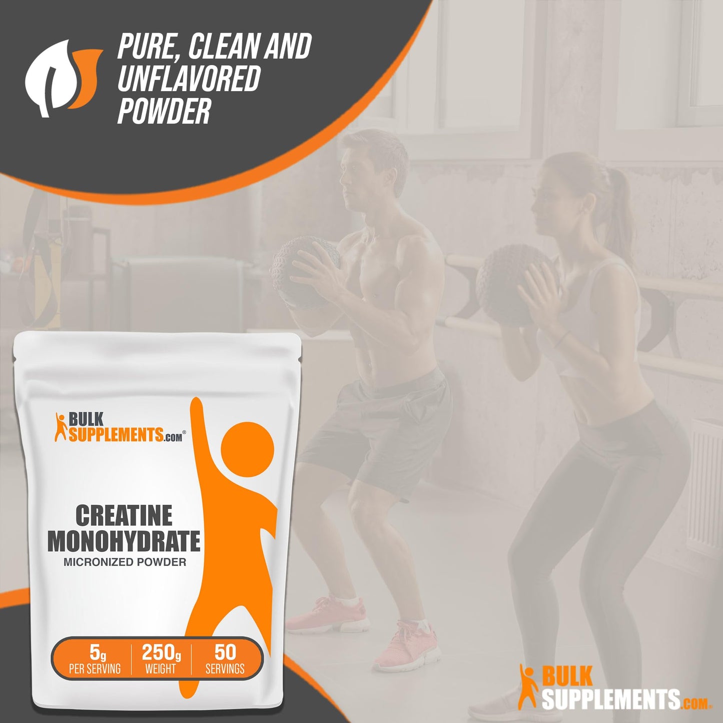 BULKSUPPLEMENTS.COM Creatine Monohydrate Powder - Micronized Creatine - Maple Wellness Supplements