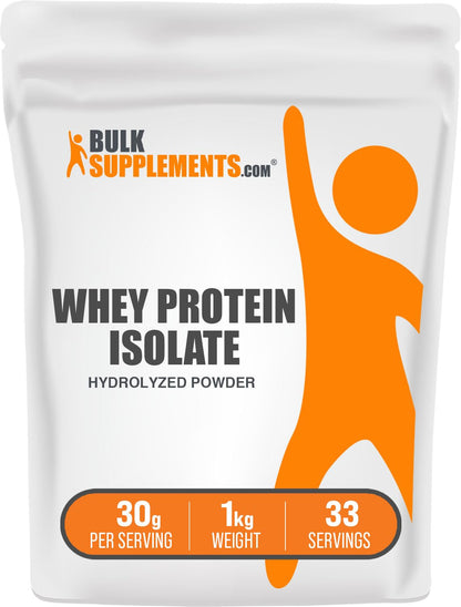 BulkSupplements.com Hydrolyzed Whey Protein Isolate - Whey Isolate Protein Powder - Maple Wellness Supplements