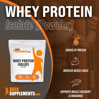 BulkSupplements.com Hydrolyzed Whey Protein Isolate - Whey Isolate Protein Powder - Maple Wellness Supplements