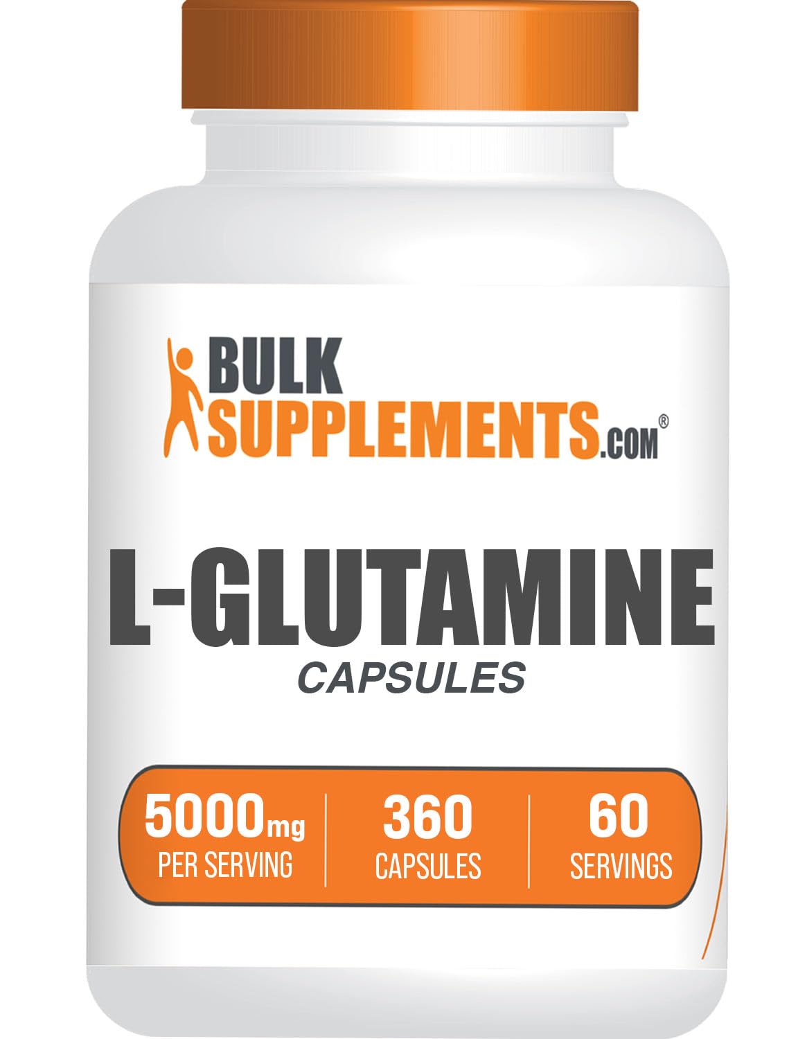BULKSUPPLEMENTS.COM L-Glutamine Capsules - Glutamine Supplement, L Glutamine - Maple Wellness Supplements