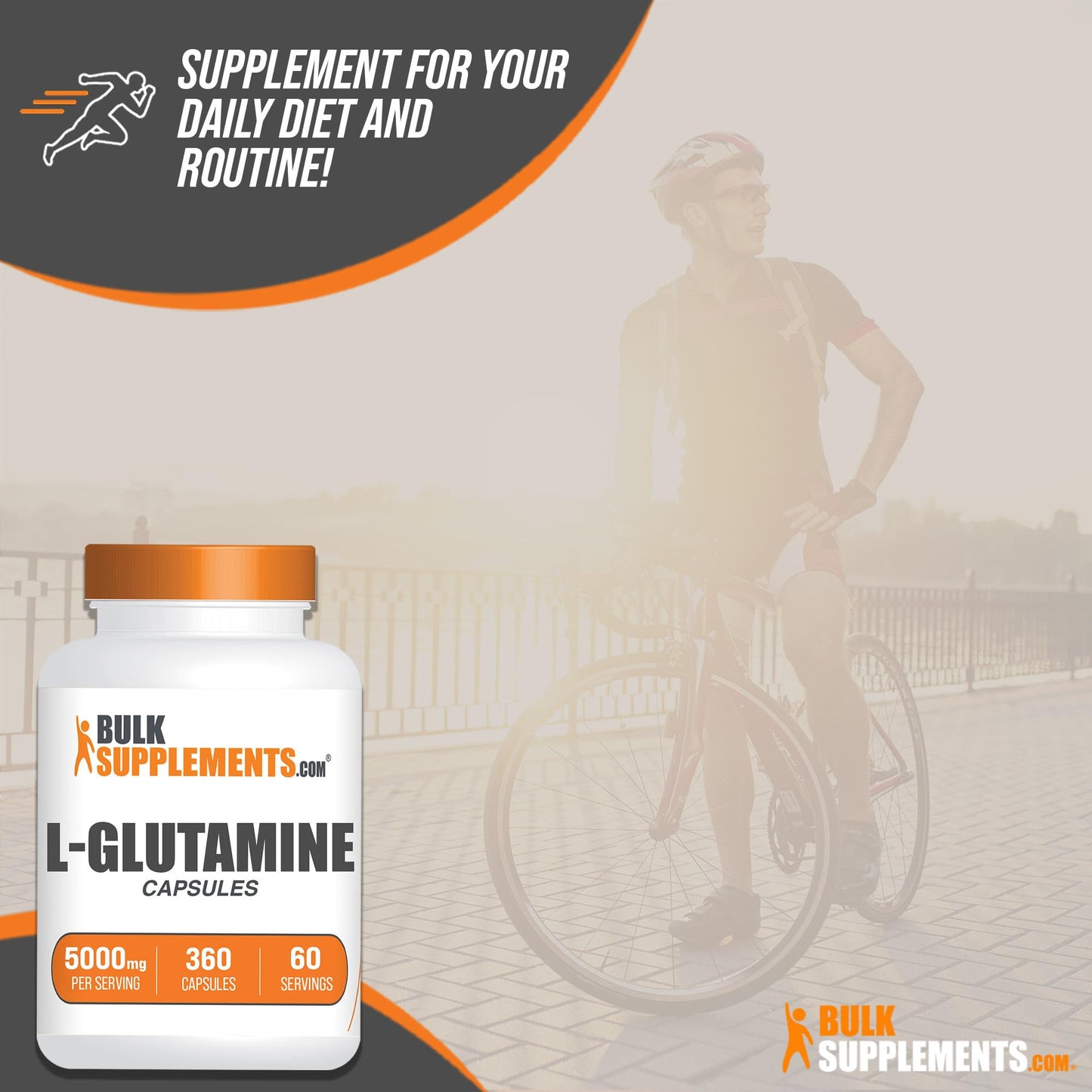 BULKSUPPLEMENTS.COM L-Glutamine Capsules - Glutamine Supplement, L Glutamine - Maple Wellness Supplements