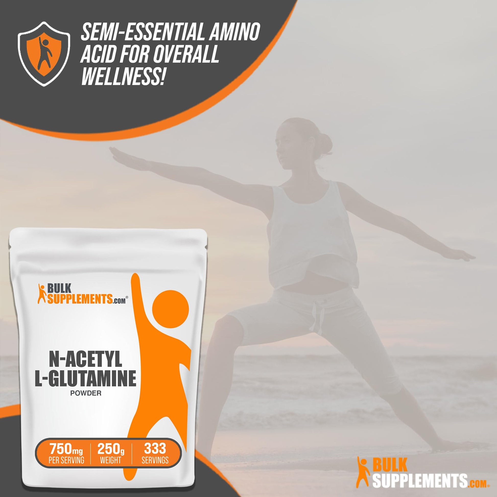BULKSUPPLEMENTS.COM N-Acetyl L-Glutamine Powder - Glutamine Supplement - Maple Wellness Supplements