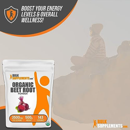 BULKSUPPLEMENTS.COM Organic Beet Root Powder - Beet Powder Organic, Beetroot - Maple Wellness Supplements