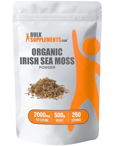 BULKSUPPLEMENTS.COM Organic Irish Sea Moss Powder - Sea Moss Supplement, Irish - Maple Wellness Supplements