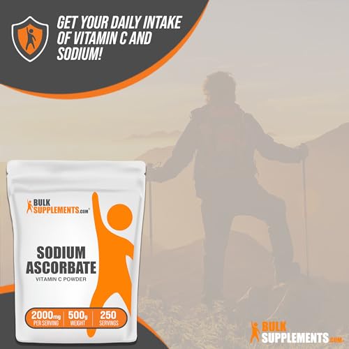 BulkSupplements.com Sodium Ascorbate Powder - Antioxidant Powder - Sodium Ascorbate - Maple Wellness Supplements
