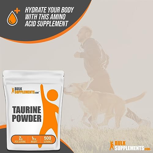 BULKSUPPLEMENTS.COM Taurine Powder - Taurine Supplement, Taurine 2000mg - Maple Wellness Supplements